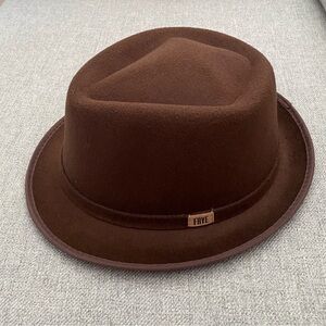 Frye Men’s Fedora Dark Brown Hat✨